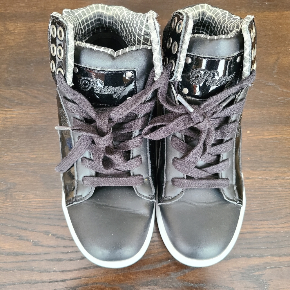 Pastry Pop Tart Grid Hip-Hop Sneakers